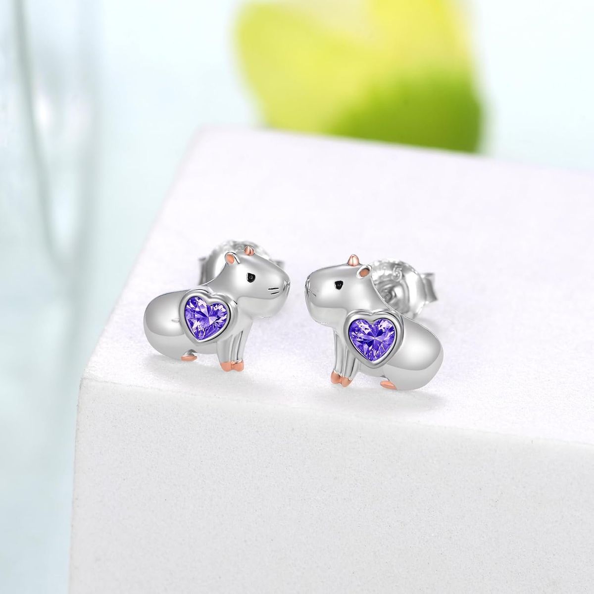 GENERICO - Aros capibara mujer plata 925