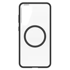 SAMSUNG - Carcasa Magnética React Color Negro Transparente Galaxy S25+