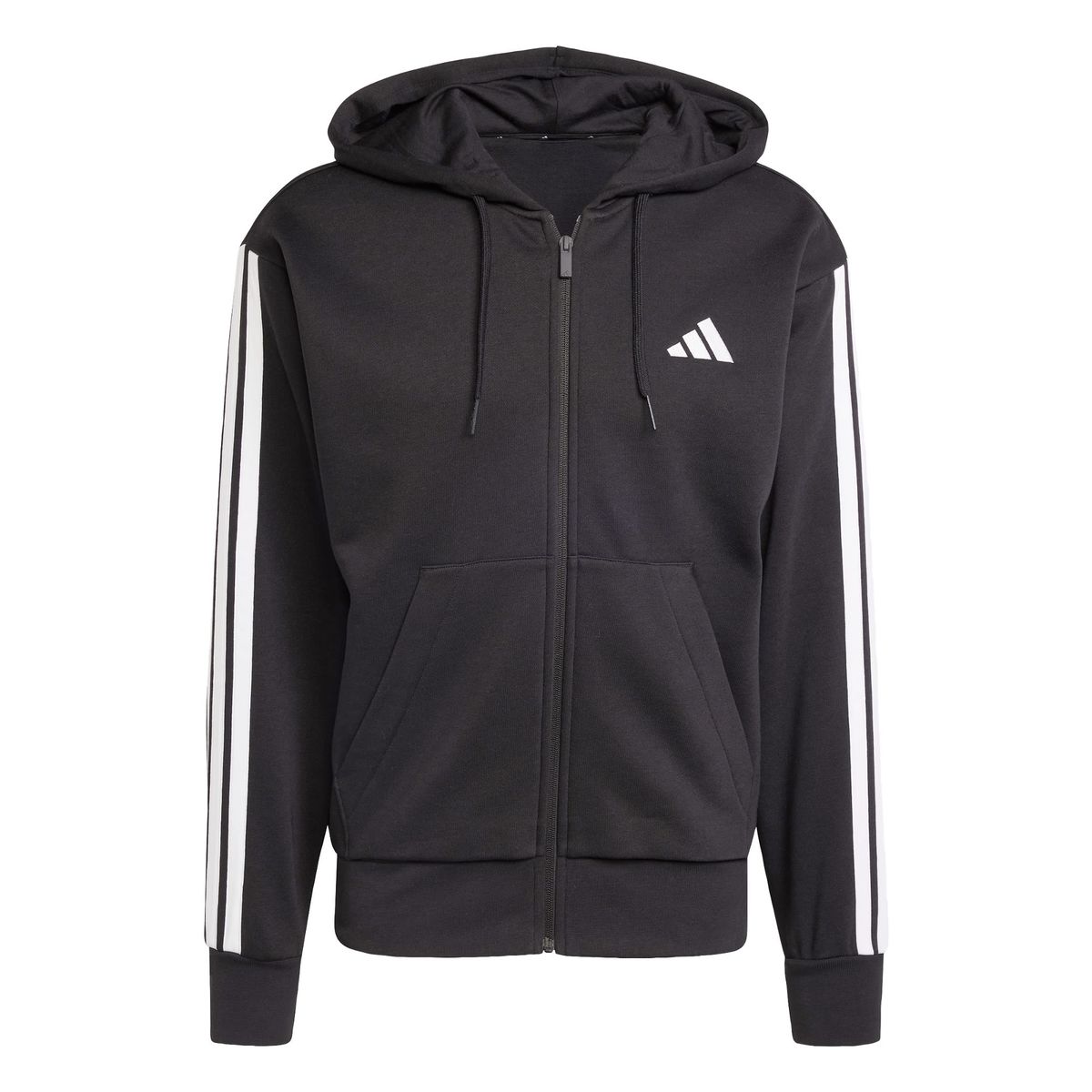 ADIDAS - Polerón con Capucha Essentials Fleece 3 Tiras