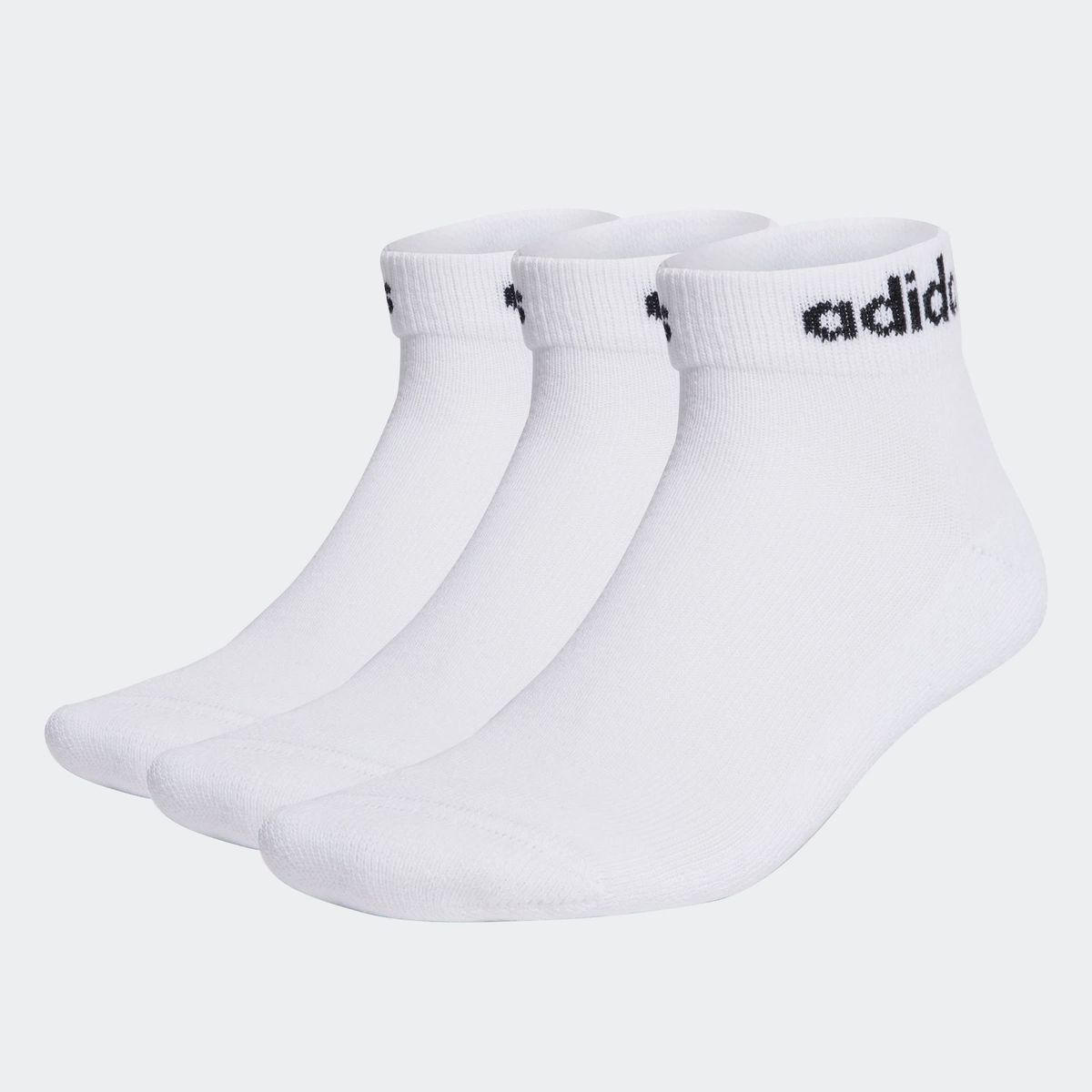 ADIDAS - Calcetines Linear Acolchados Largo al Tobillo 3 Pares
