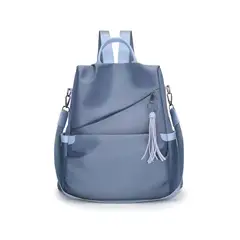 GENERICO - MOCHILA URBANA ANTIRROBO PARA MUJER AZUL