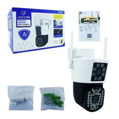 GENERICO - Cámara Vigilancia IP WiFi Doble Lente Visión Nocturna Seguridad Inteligente 247