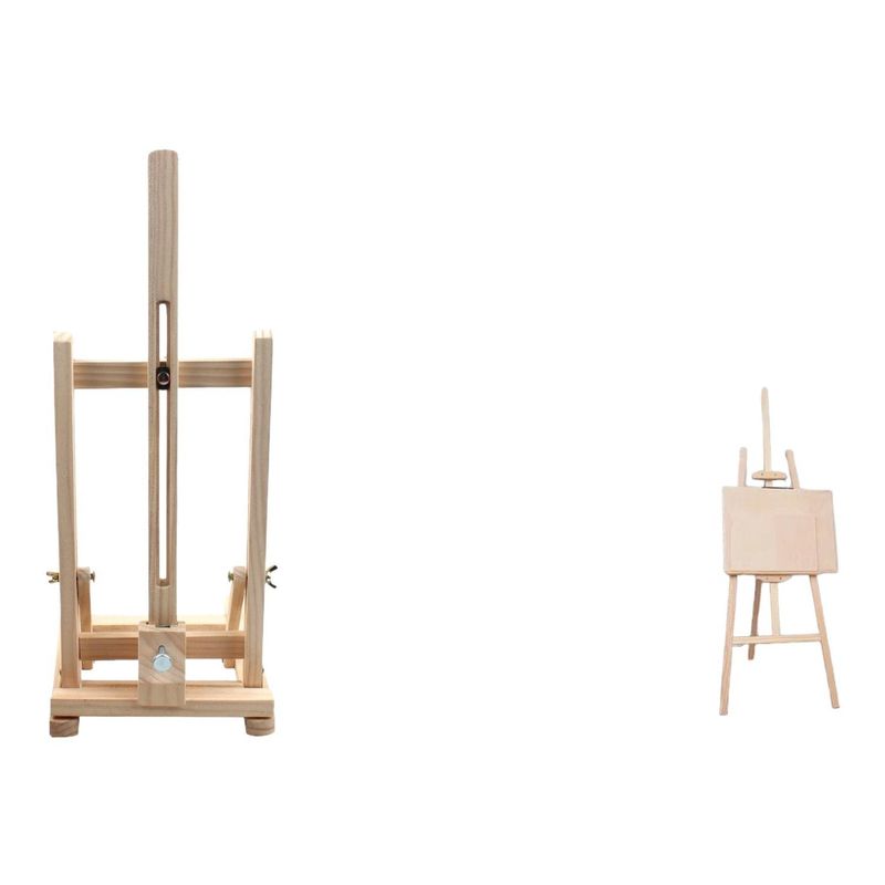 GENERICO - Caballete Madera Pino 20x24x46cm