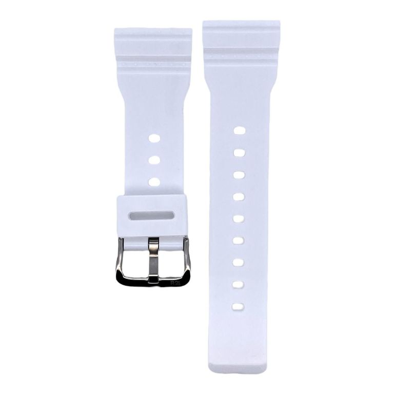 Correa Reloj Caucho Brisa Para Casio Baby-G Blanco 14