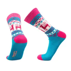 ANDINA OUTDOORS - Calcetines de vestir casuales merino y alpaca suaves con diseño unisex
