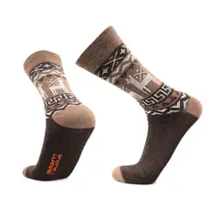 ANDINA OUTDOORS - Calcetines de vestir casuales merino y alpaca suaves con diseño unisex