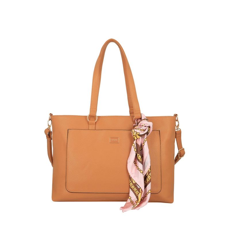 SECRET - Cartera Tote Secret Riga FW25 L Tostado