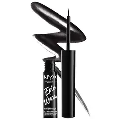 GENERICO - Delineador Liquido Metalico waterproof - 01 Black Metal
