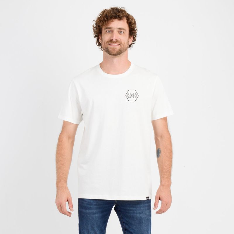 O'NEILL - POLERA MANGA CORTA ETNIC  BEIGE CLARO