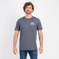 O'NEILL - POLERA MANGA CORTA ETNIC GRIS OSCURO