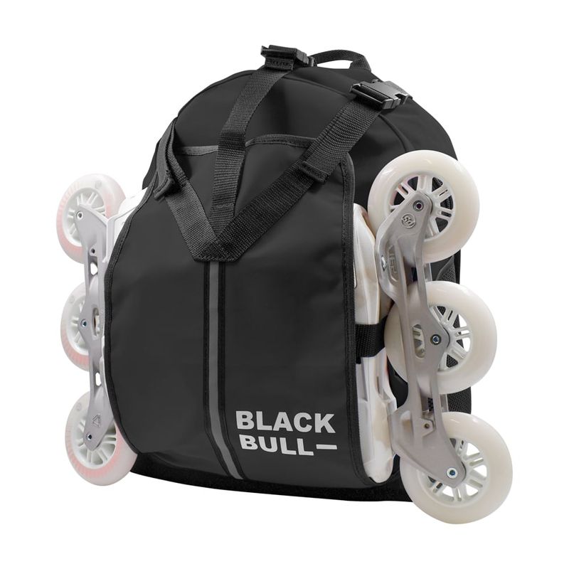 BLACK BULL - Mochila para patines en línea y artísticos Blackbull Black