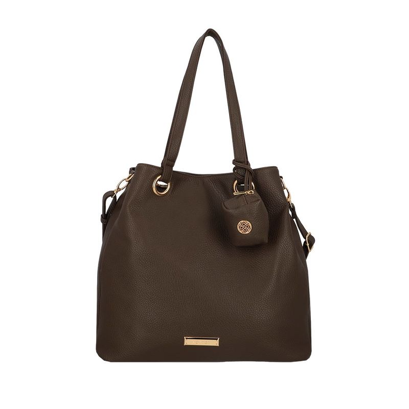 SECRET - Cartera de hombro Secret Salamanca FW25 L Café
