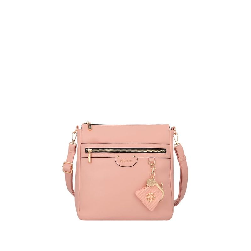SECRET - Bandolera Secret Lisse FW25 L Rosado