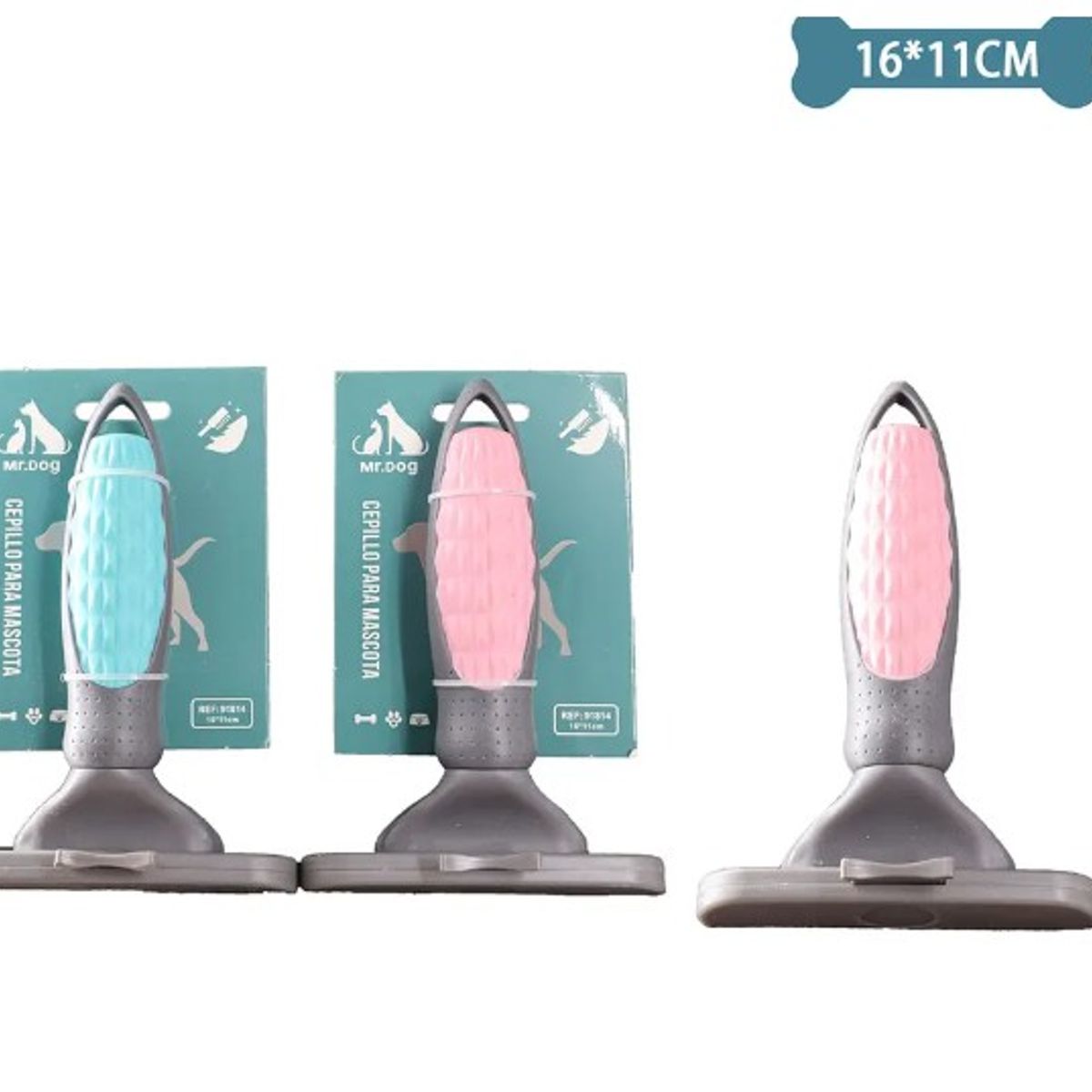 GENERICO - Peine Grande Para Deslanar 1611Cm Color Aleatorio