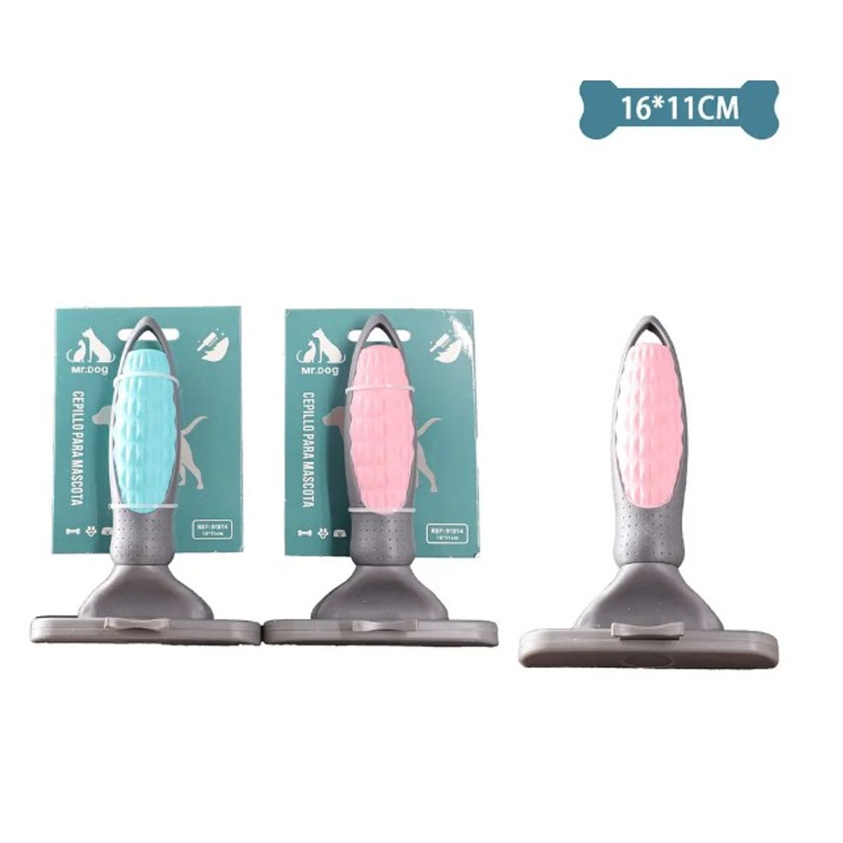 GENERICO - Peine Grande Para Deslanar 1611Cm Color Aleatorio