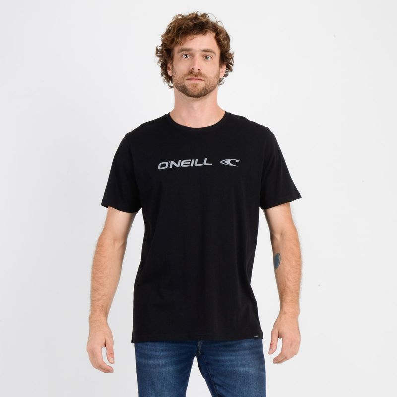 O'NEILL - POLERA MANGA CORTA RUTILE  NEGRO
