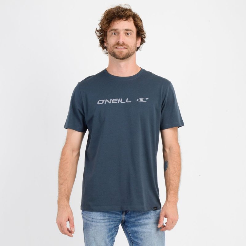 O'NEILL - POLERA MANGA CORTA RUTILE  VERDE OSCURO