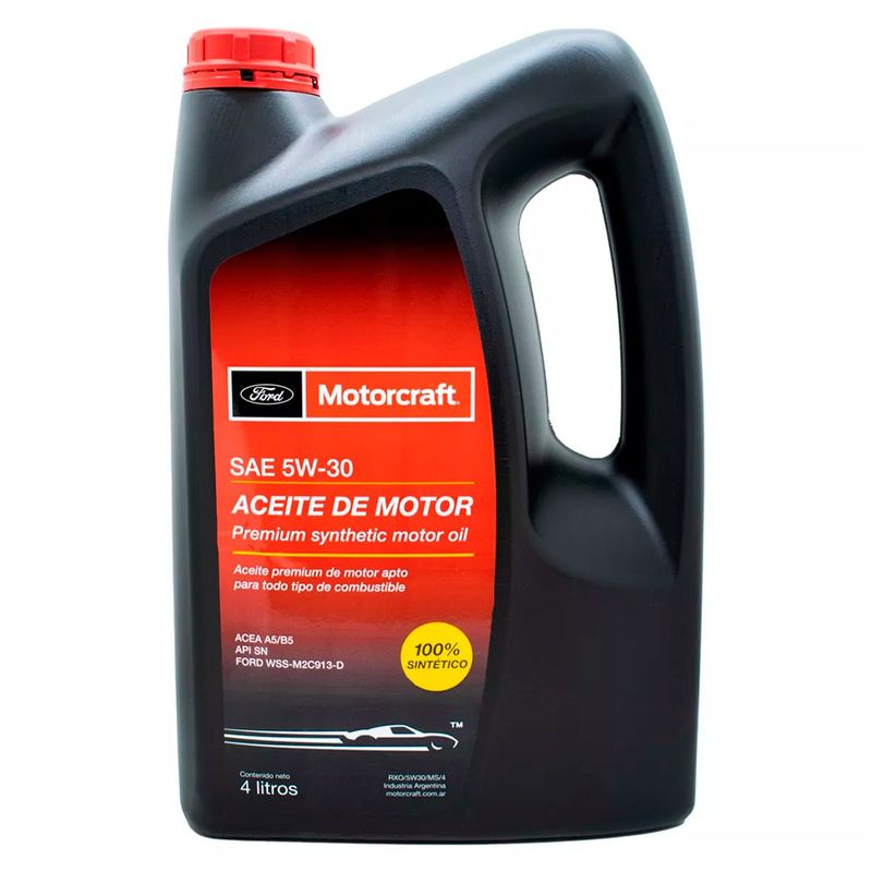 FORD - Aceite Motor Diesel 5w30 Full Ford Motorcraft 4L