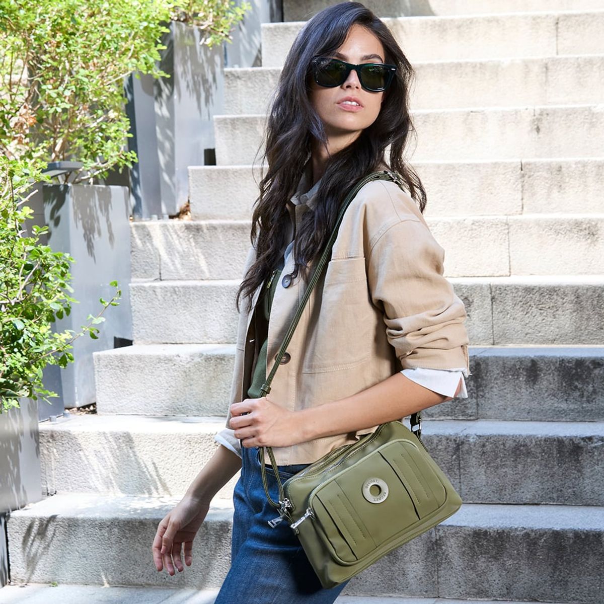 SECRET - Bandolera Secret Burgos FW25 S Verde