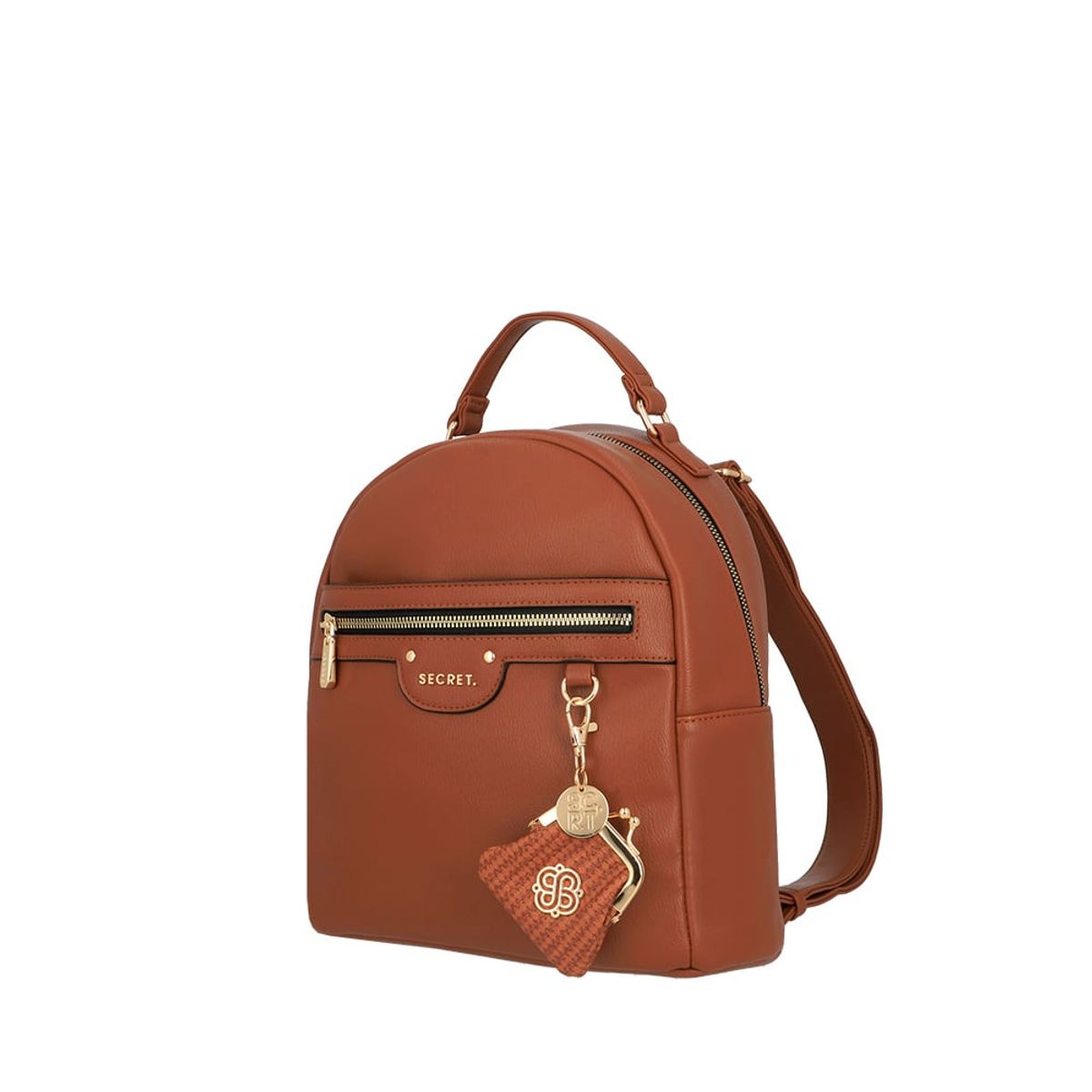 SECRET - Mochila Secret Lisse FW25 M Café