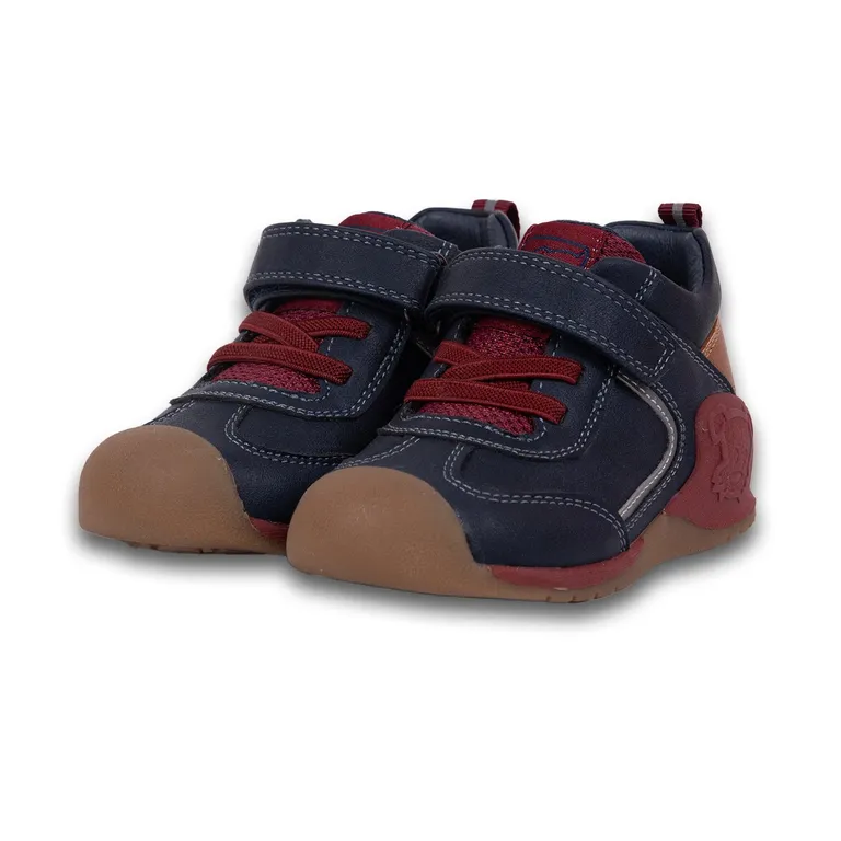 Zapato Clasico Bebé Niño Azul Marino