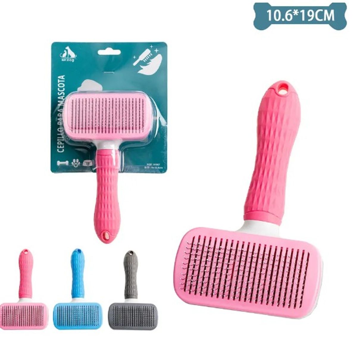 GENERICO - Cepillo Con Agujas Finas 19106Cm Color Aleatorio