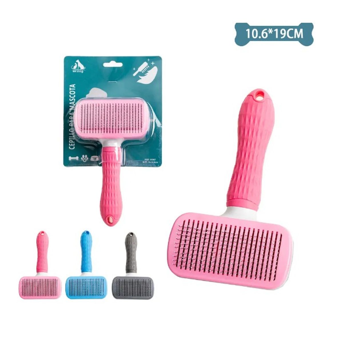 GENERICO - Cepillo Con Agujas Finas 19106Cm Color Aleatorio