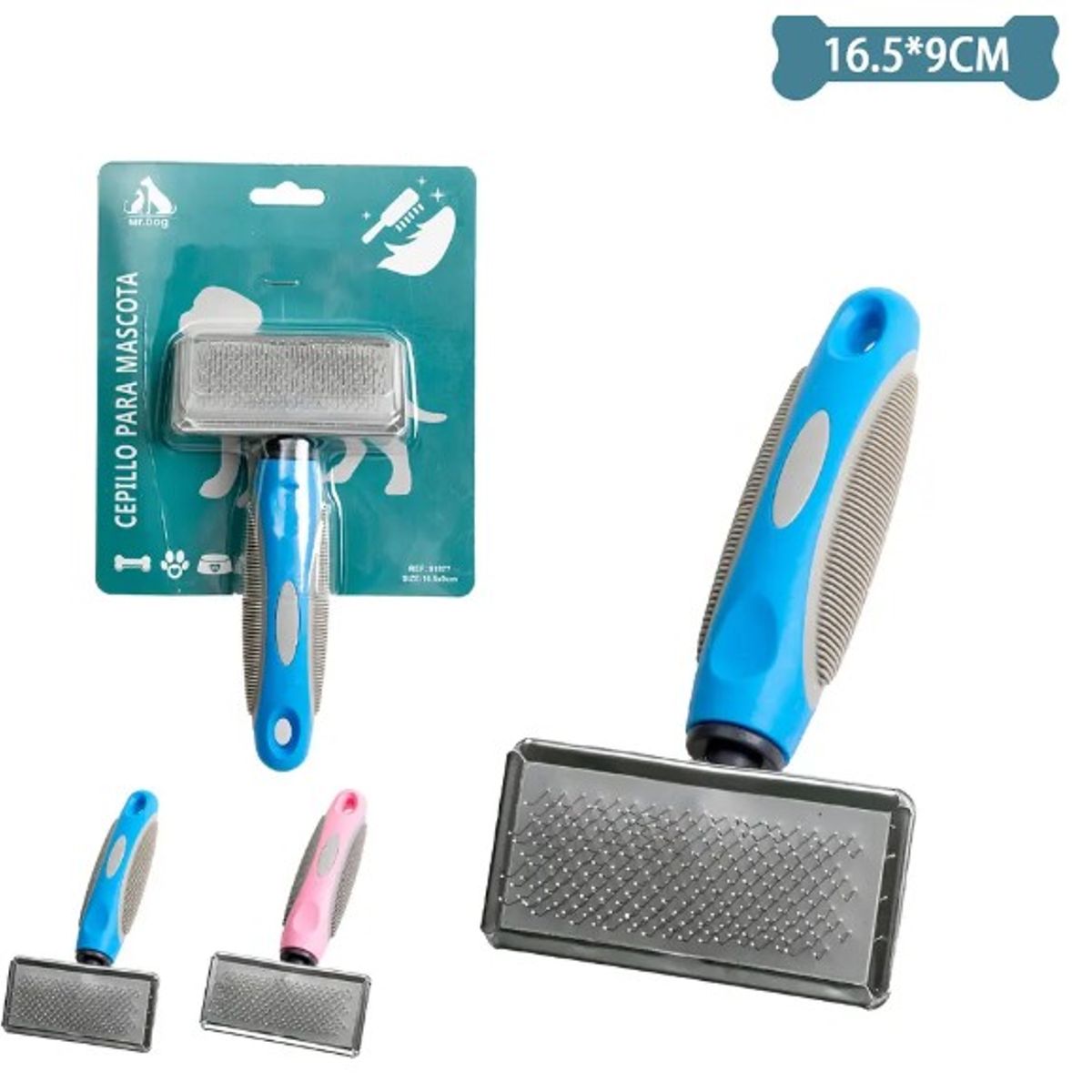 GENERICO - Cepillo Con Agujas Finas 1659Cm Color Aleatorio