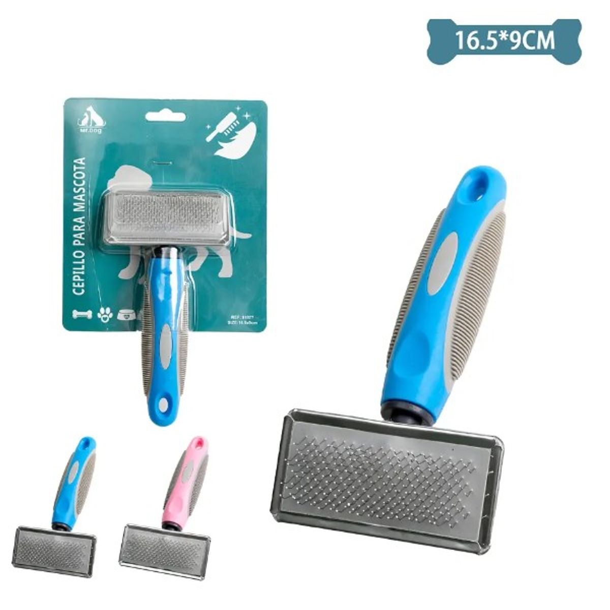 GENERICO - Cepillo Con Agujas Finas 1659Cm Color Aleatorio