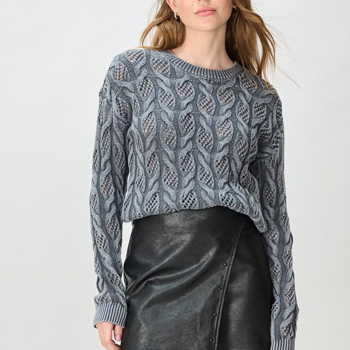 IO - Sweater Gris Marengo Mujer Io