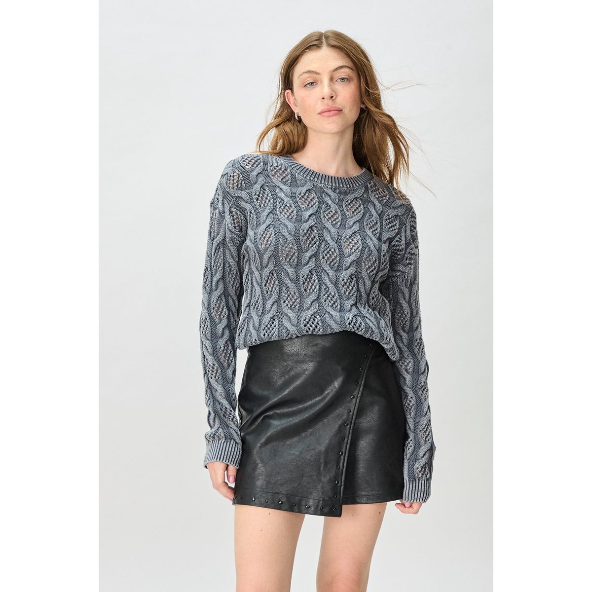 IO - Sweater Gris Marengo Mujer Io