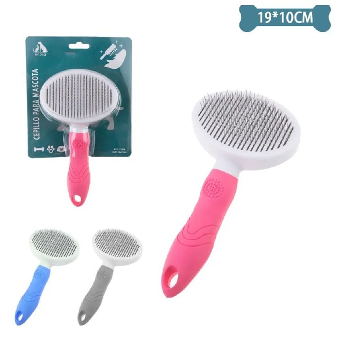 GENERICO - Cepillo Con Agujas Finas 1910Cm Color Aleatorio