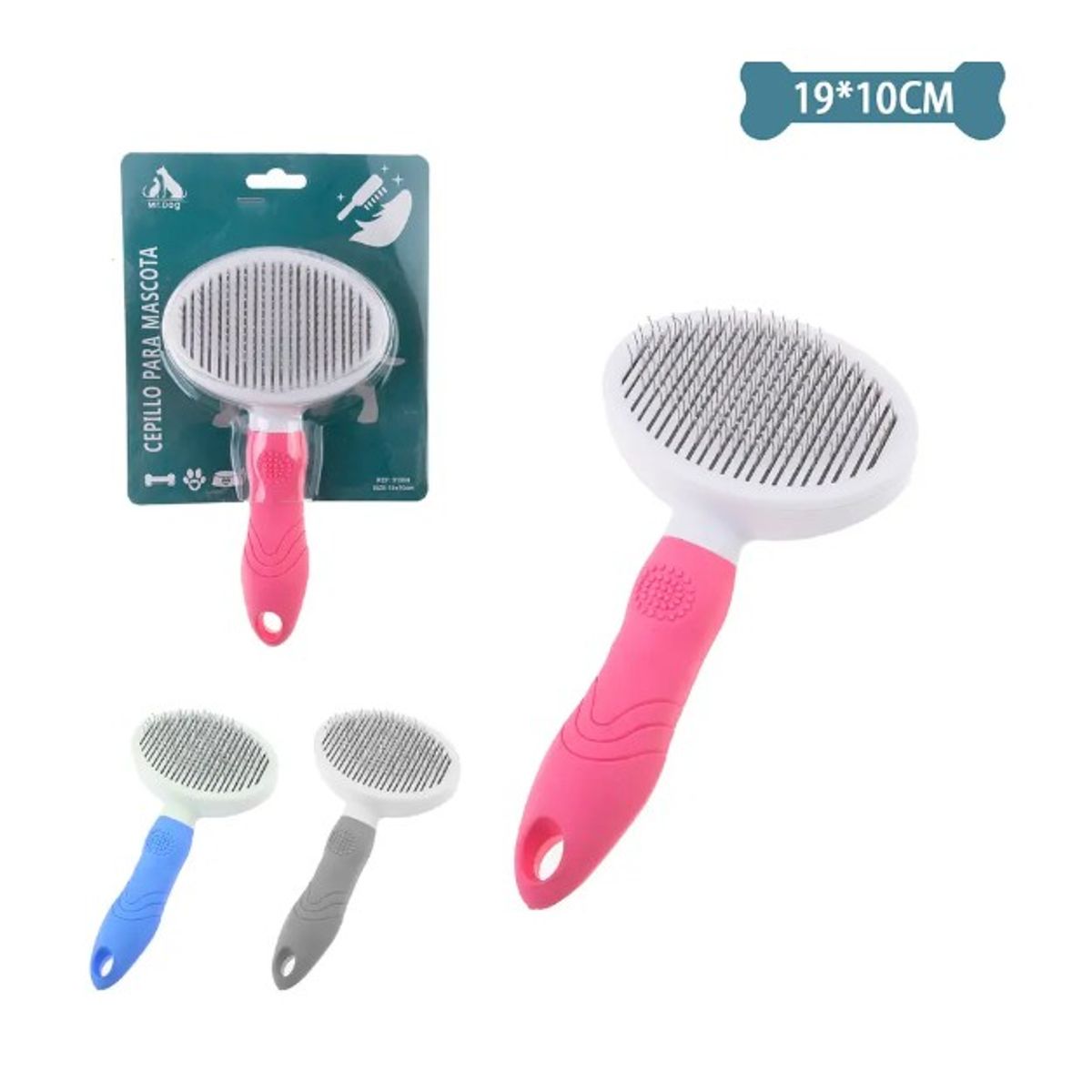 GENERICO - Cepillo Con Agujas Finas 1910Cm Color Aleatorio