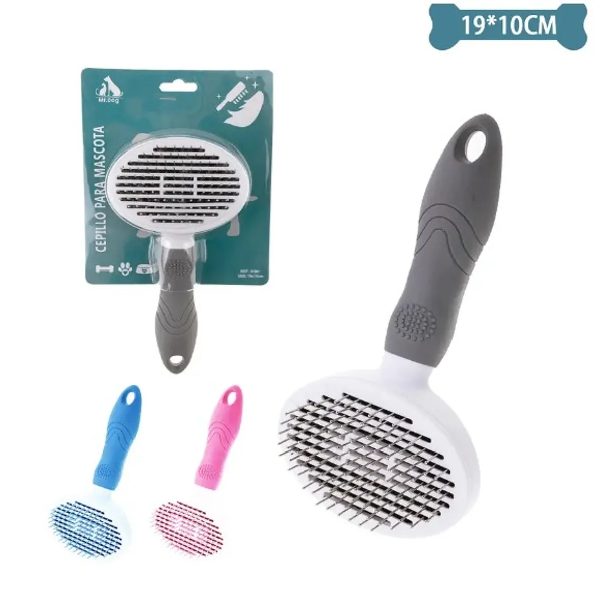 GENERICO - Cepillo Con Agujas Finas 1910Cm Color Aleatorio