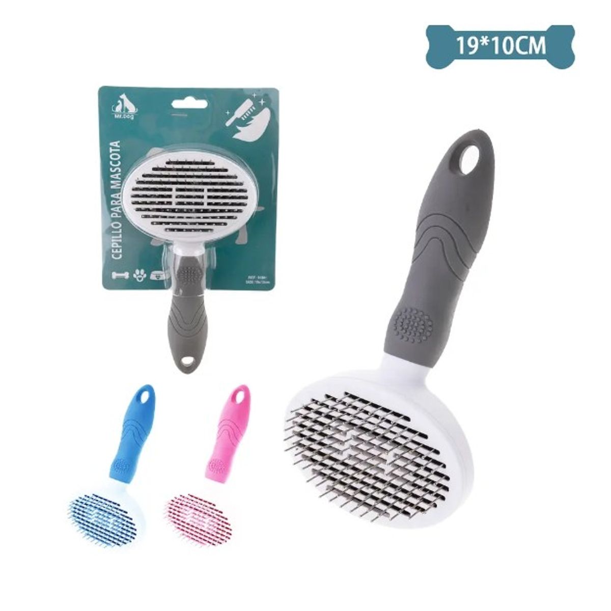 GENERICO - Cepillo Con Agujas Finas 1910Cm Color Aleatorio