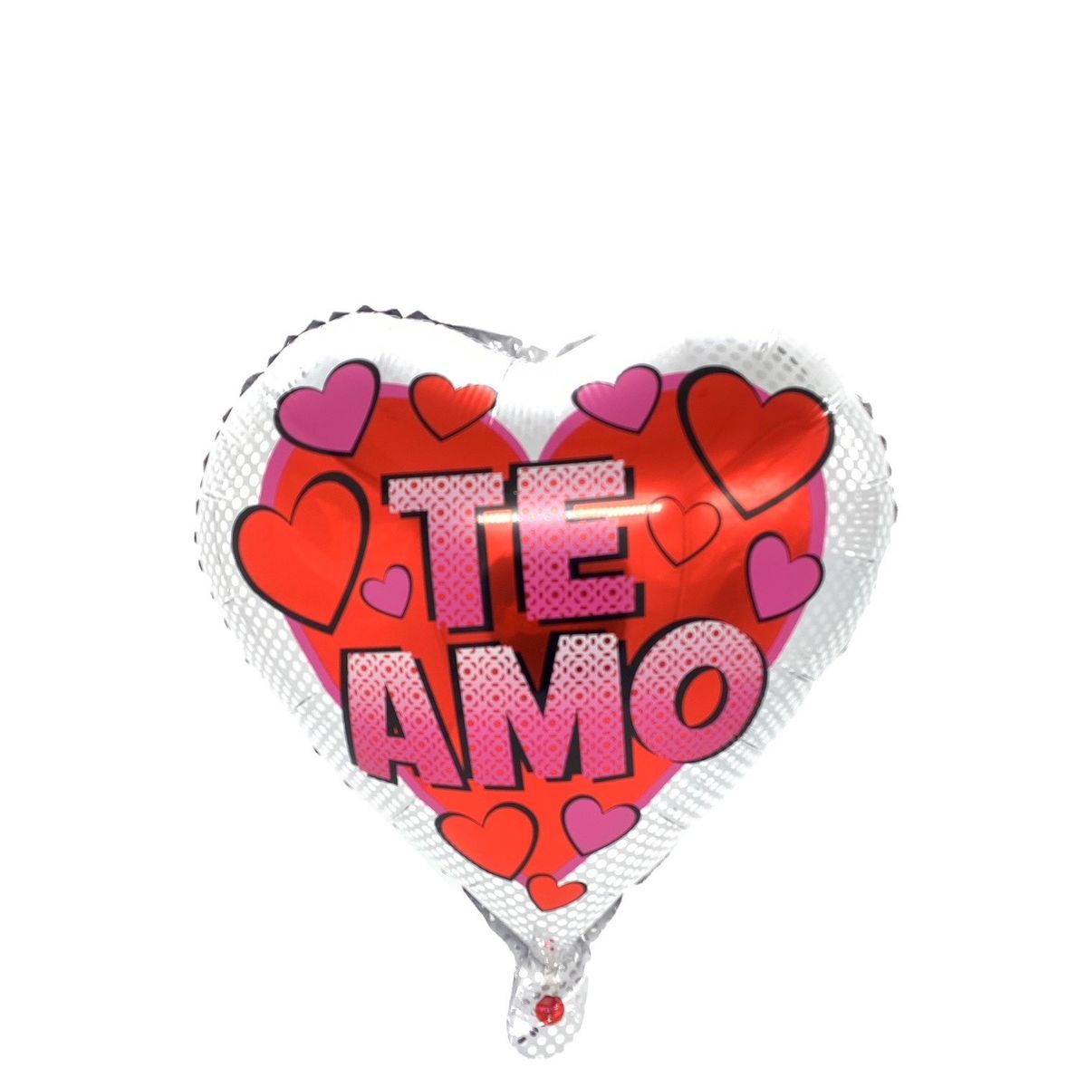 GENERICO - GLOBO METALICO 18 TE AMO DOTS X1 UNI