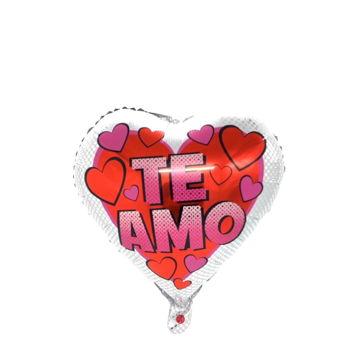 GENERICO - GLOBO METALICO 18 TE AMO DOTS X1 UNI