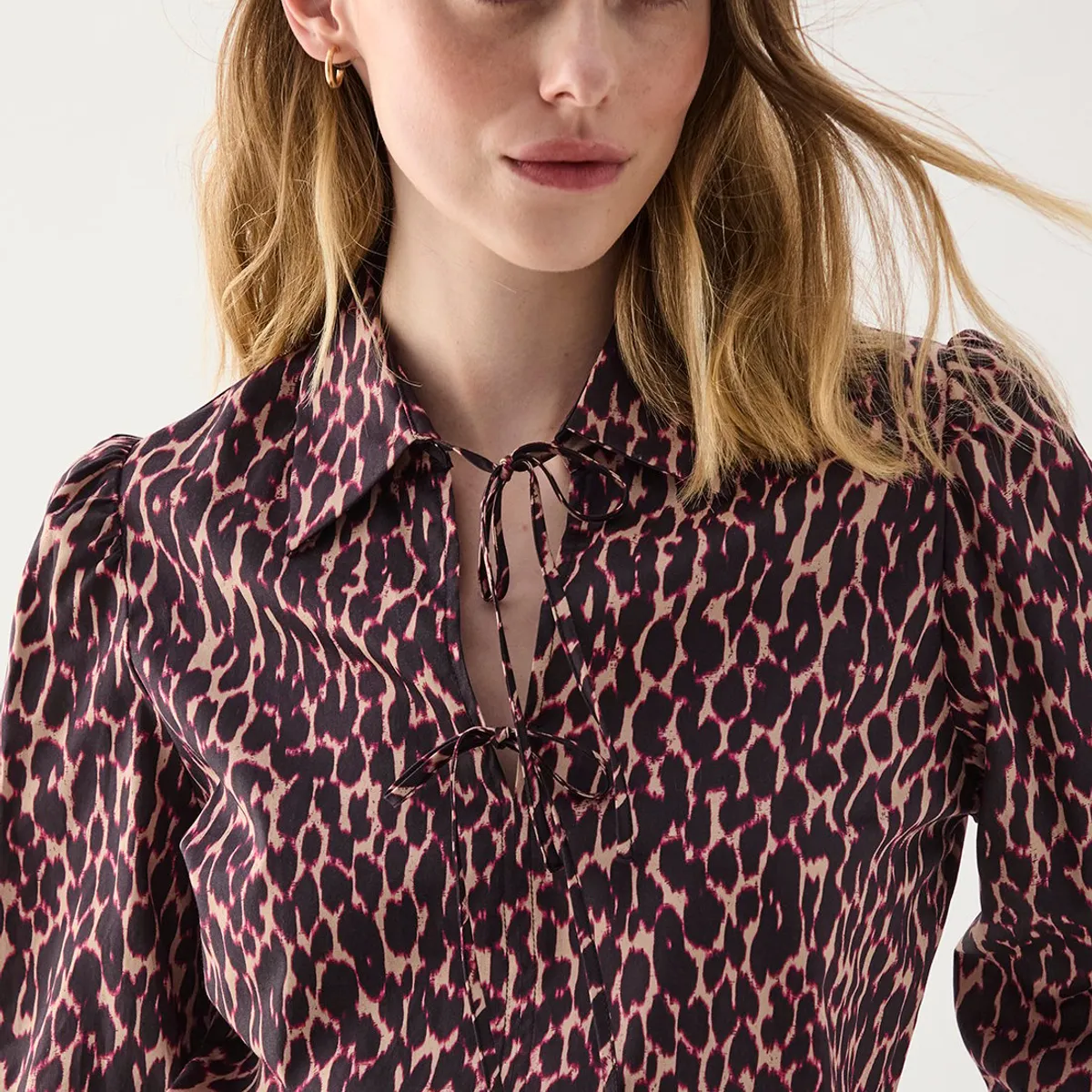 ASH - Blusa Manga Larga Avellana Mujer Ash