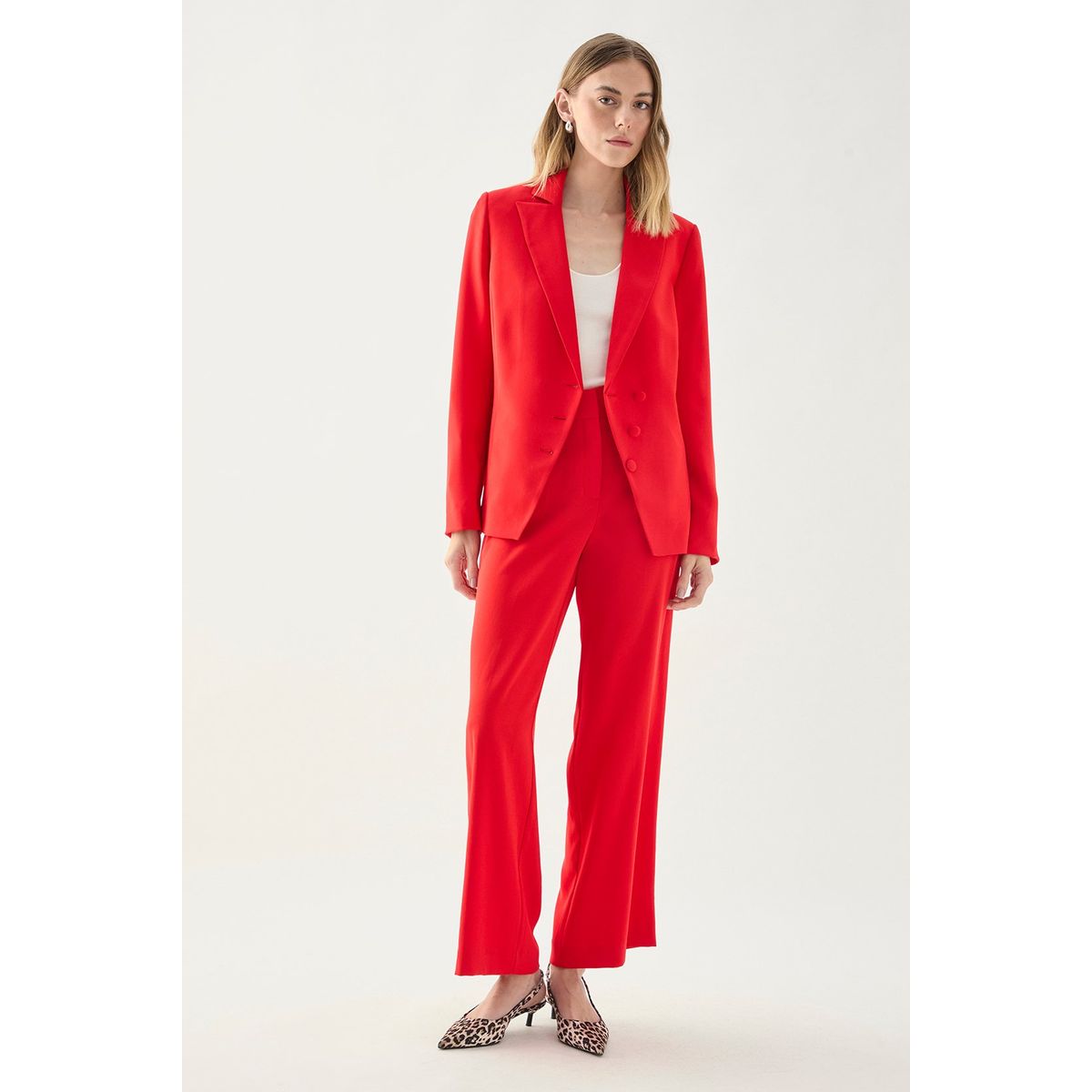 ASH - Pantalon Rojo Mujer Ash