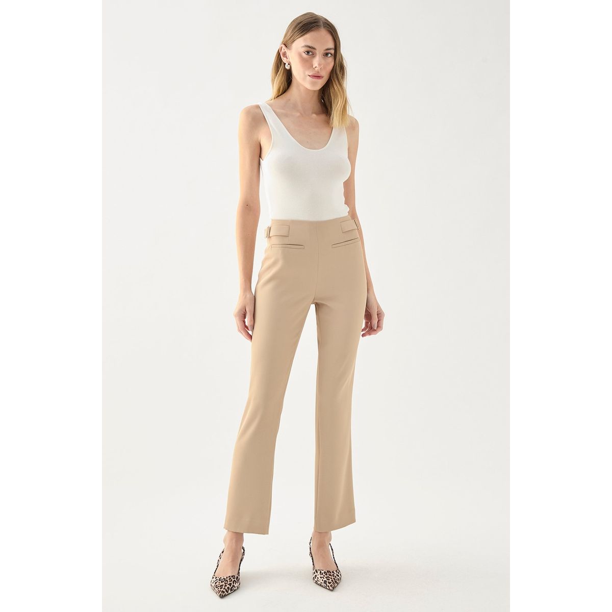 ASH - Pantalon Avellana Mujer Ash