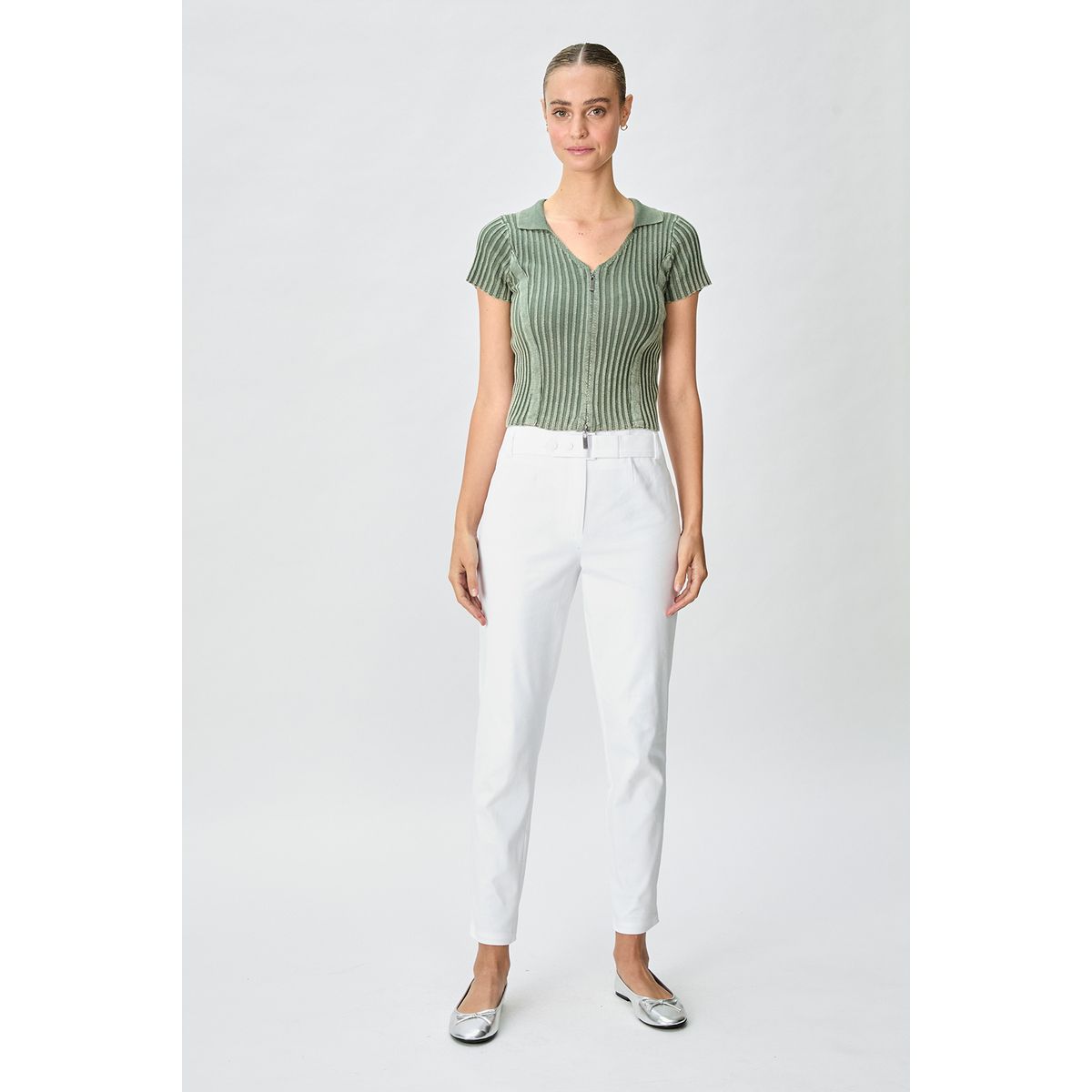 IO - Pantalon Crudo Mujer Io