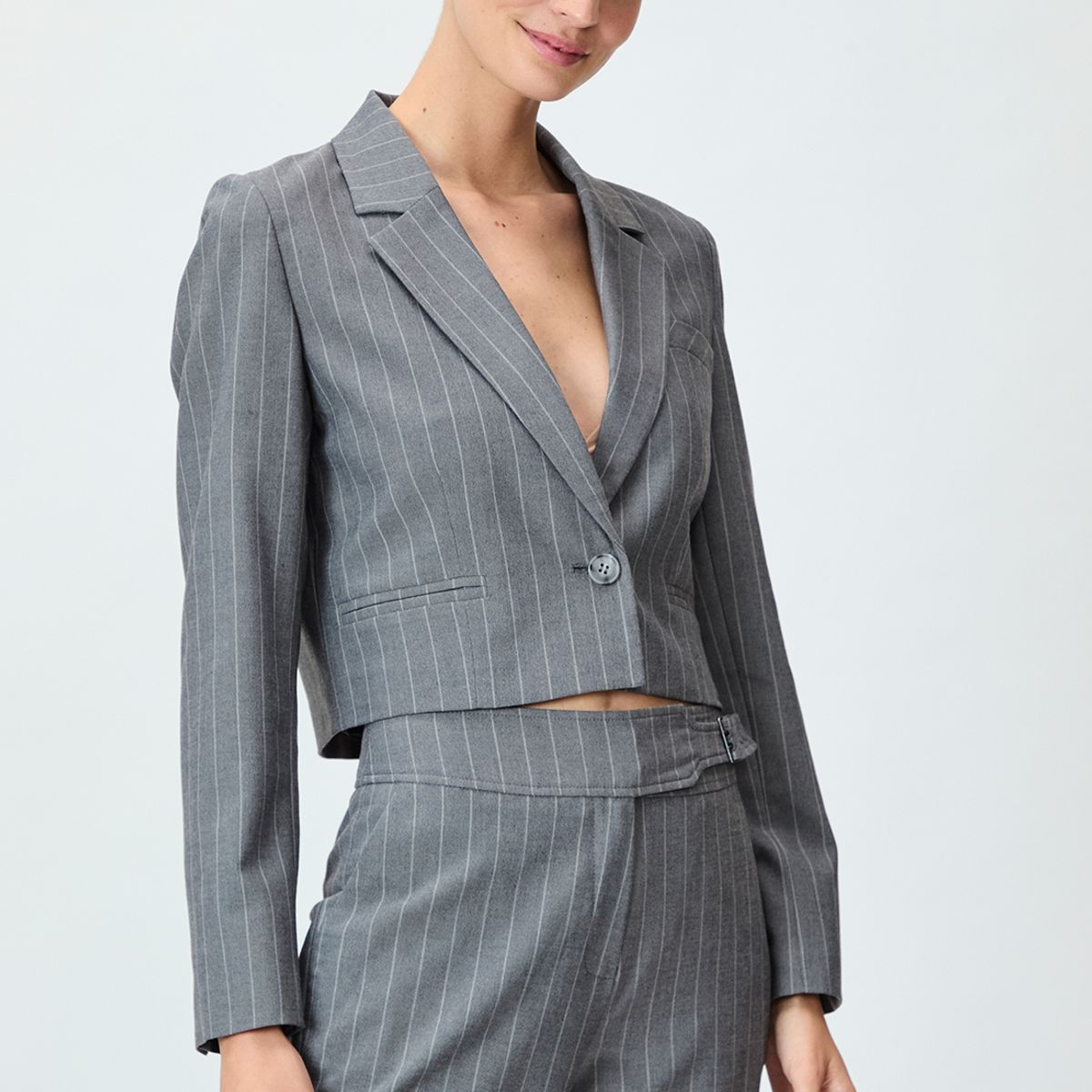 IO - Blazer Gris Marengo Mujer Io