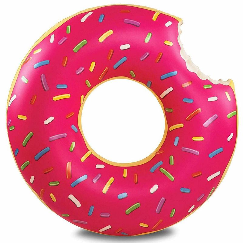 MOVI - FLOTADOR GIGANTE DE 120CM DONUT ROSA