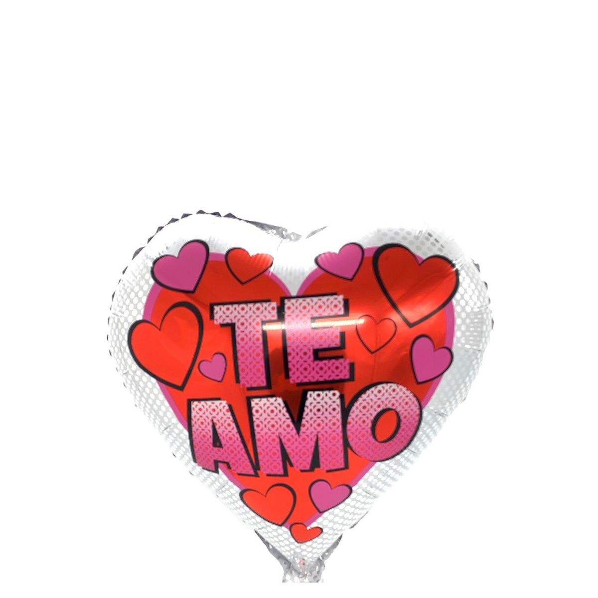 GENERICO - GLOBO METALICO 18 TE AMO DOTS X50 UNI