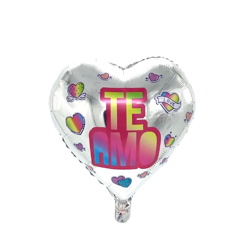 GENERICO - GLOBO METALICO 18 TE AMO FUNKY X50 UNI