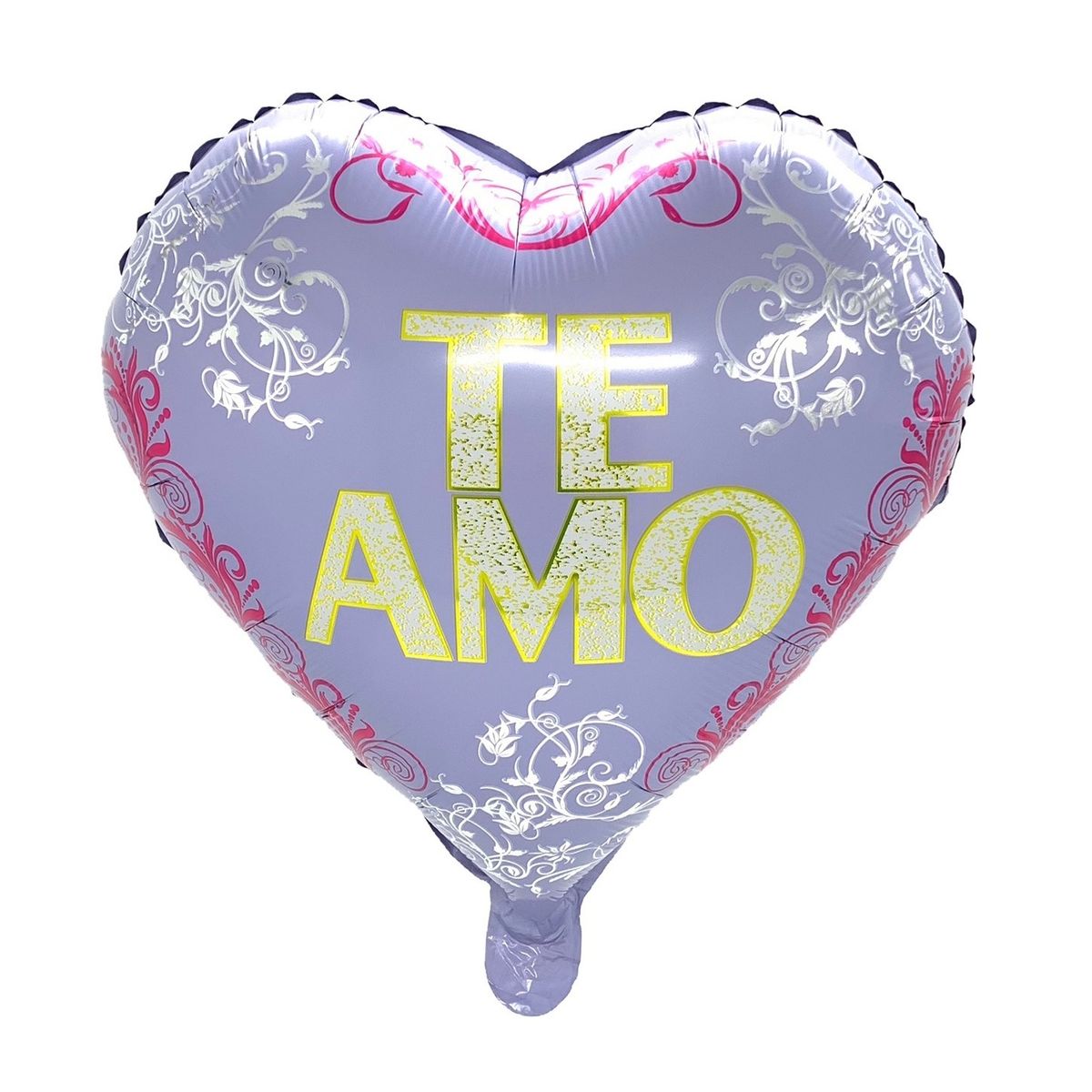 GENERICO - GLOBO METALICO 18 TE AMO LILA X50 UNI