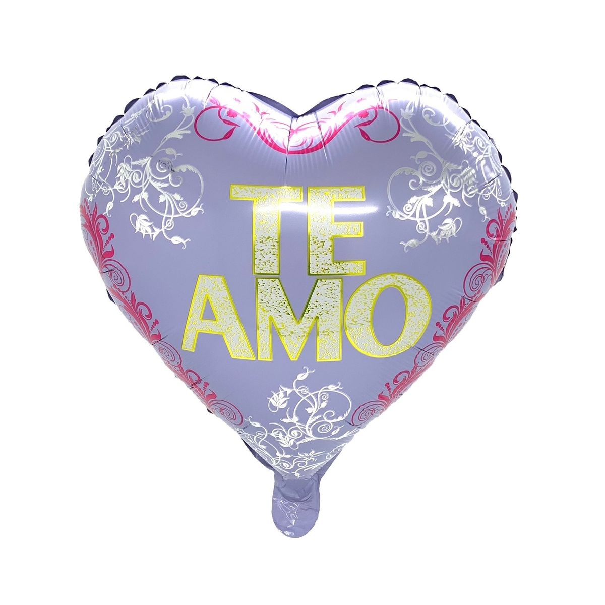 GENERICO - GLOBO METALICO 18 TE AMO LILA X50 UNI