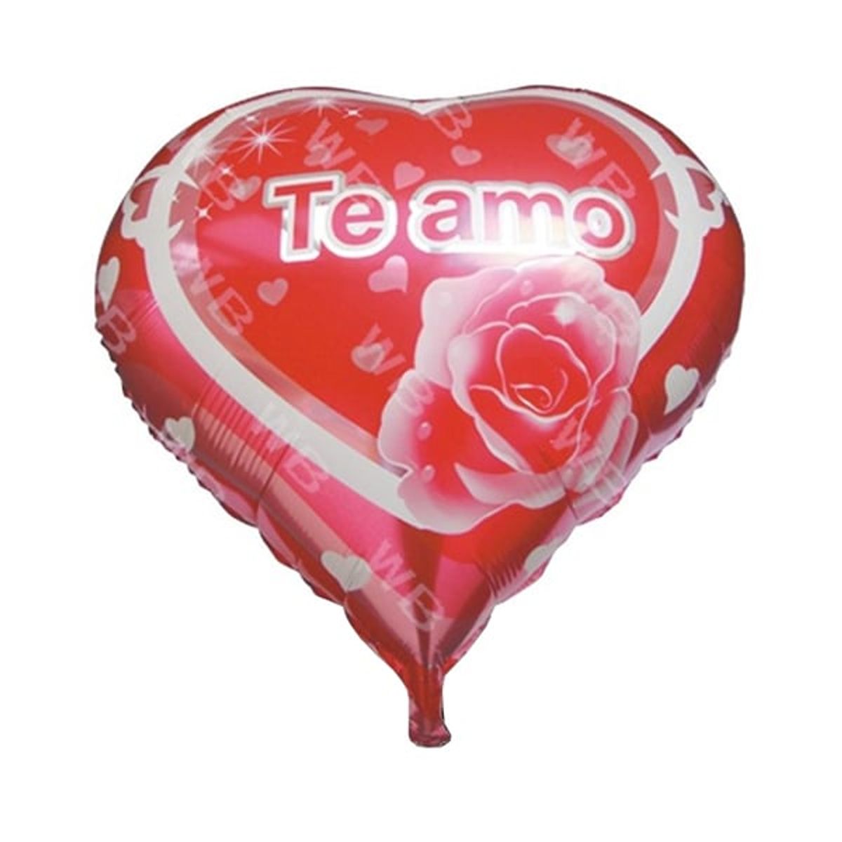 GENERICO - GLOBO METALICO 31 CORAZON TE AMO X1 UNI