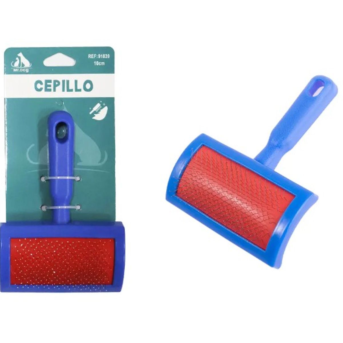 GENERICO - Cepillo Con Agujas Finas 10Cm Para Mascotas