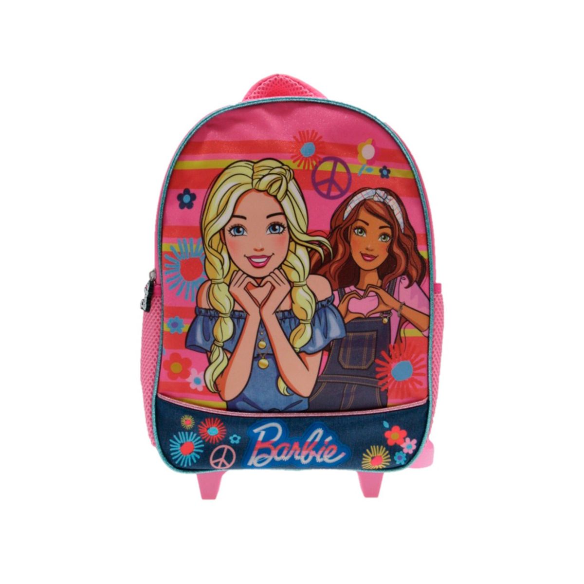 INTEL - Mochila Con Ruedas Rosada Bolso Escolar Para Niñas